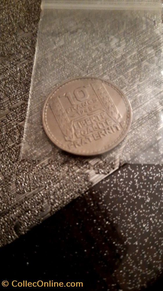 10 francs 1945 Turin Rameaux longs monnaie 10 francs 1945 turin rameaux longs