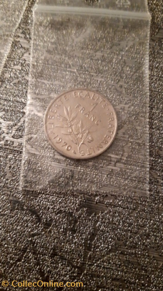 1 franc 1970 la semeuse monnaie 1 franc 1970 la semeuse