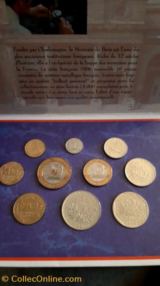 monnaie serie bu 1996