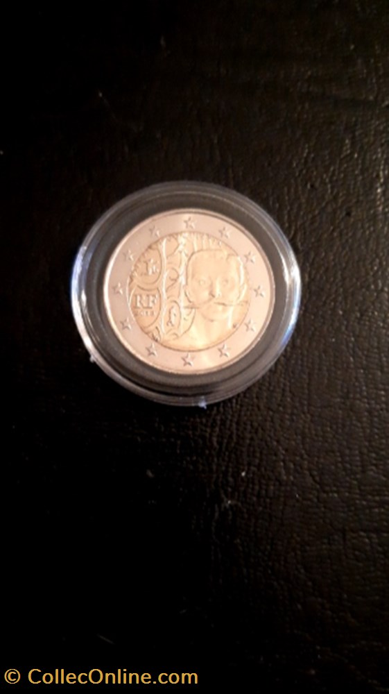 2 euros 2013 Pierre de coubertin France monnaie 2 euros 2013 pierre de coubertin france