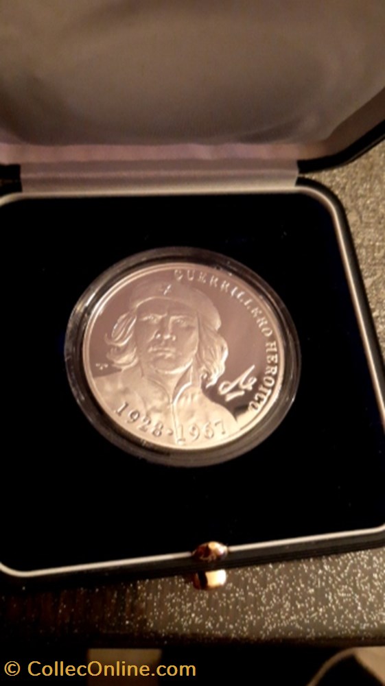 10 pesos 2007 argent 40eme anniversaire de la mort du che CUBA monnaie 10 pesos 2007 argent 40eme anniversaire de la mort du che cuba