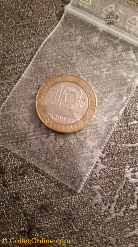 10 francs 1992 Genie de la bastille monnaie 10 francs 1992 genie de la bastille