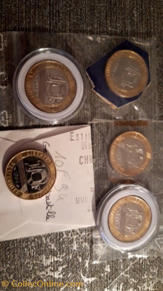 10 francs 1994 Genie de la bastille B.U Abeille monnaie 10 francs 1994 genie de la bastille b u abeille