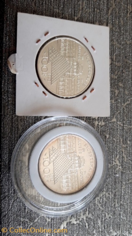 100 francs 1993 liberté guidant le peuple monnaie 100 francs 1993 liberte guidant le peuple