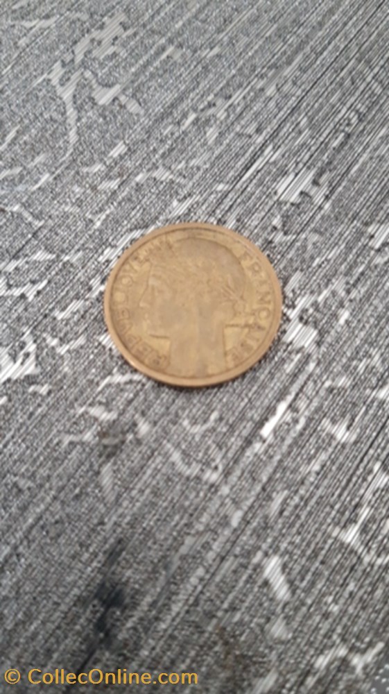 1 franc 1937 bronze-alu Morlon monnaie 1 franc 1937 bronze alu morlon