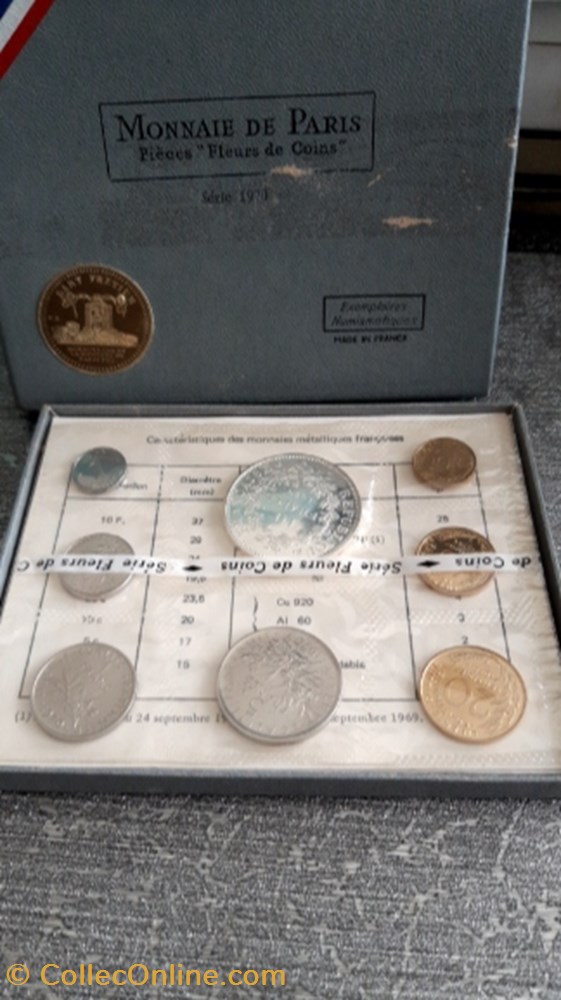 monnaie serie 1970 fdc