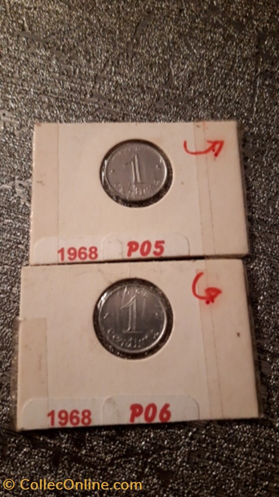 monnaie 1 centimes 1968 epi