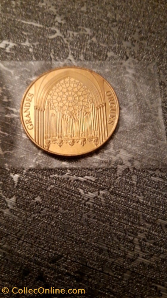Jeton Notre-dame de paris medaille jeton notre dame de paris