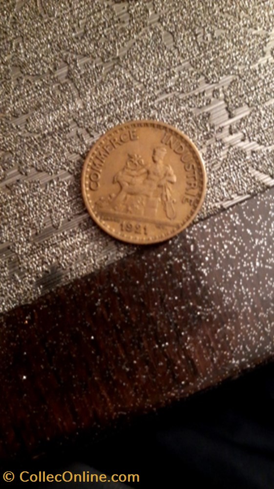 1 franc 1921 Chambre du commerce monnaie 1 franc 1921 chambre du commerce