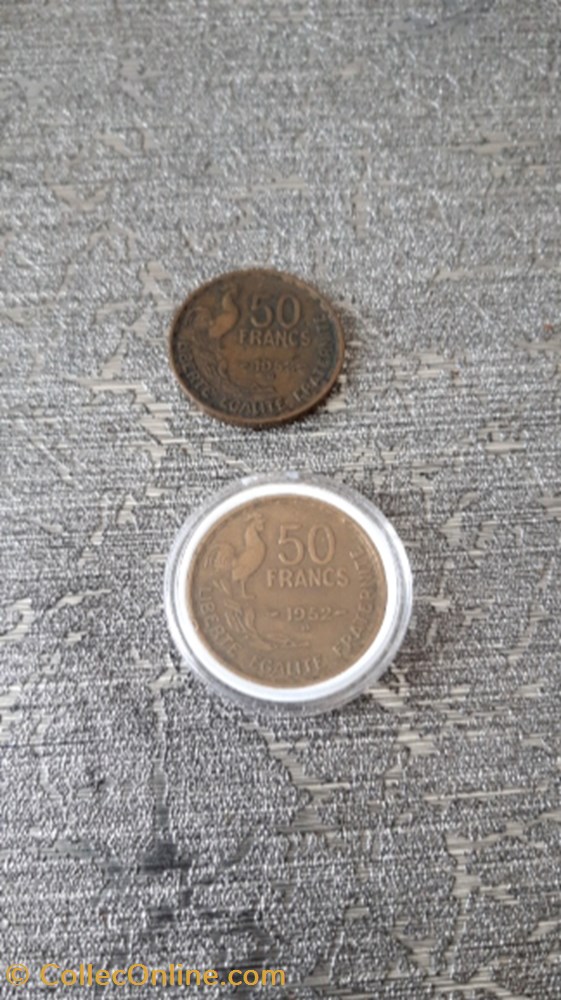 monnaie 50 francs 1952 b guiraud