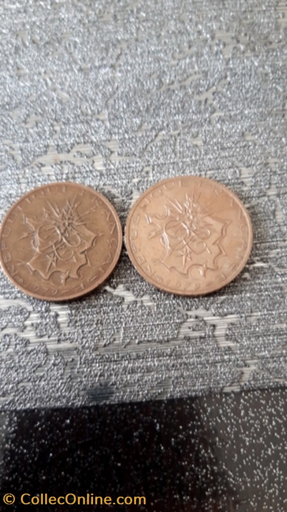 10 francs 1979 mathieu tranche B monnaie 10 francs 1979 mathieu tranche b