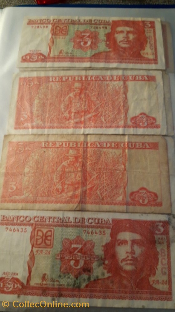 3 pesos 2004 CUBA suite billet 3 pesos 2004 cuba suite