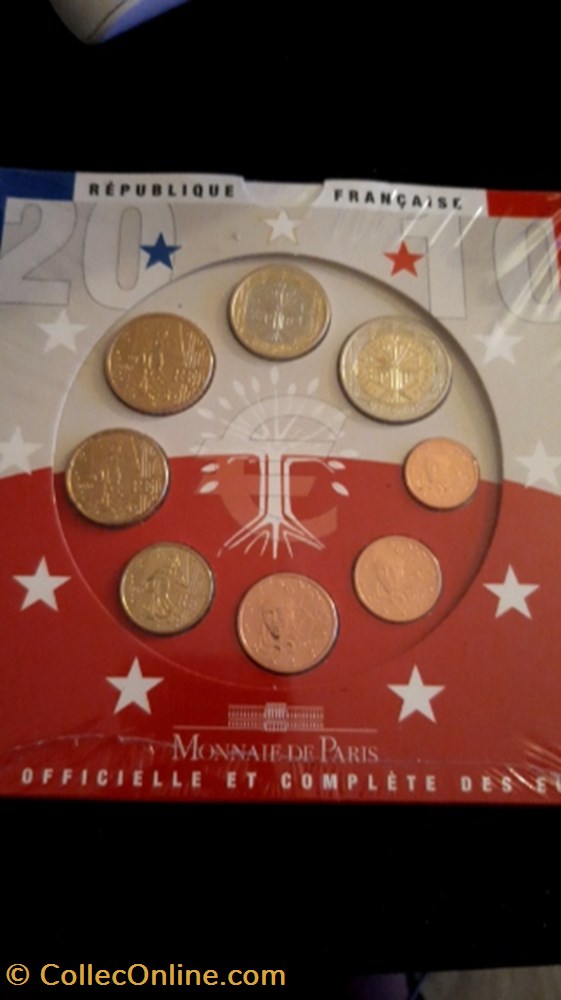 monnaie euro serie bu france 2010