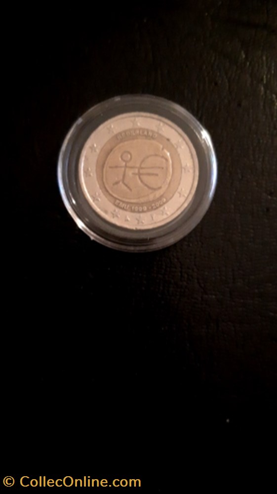 monnaie 2 euros 2009 10 ans e m u pays bas