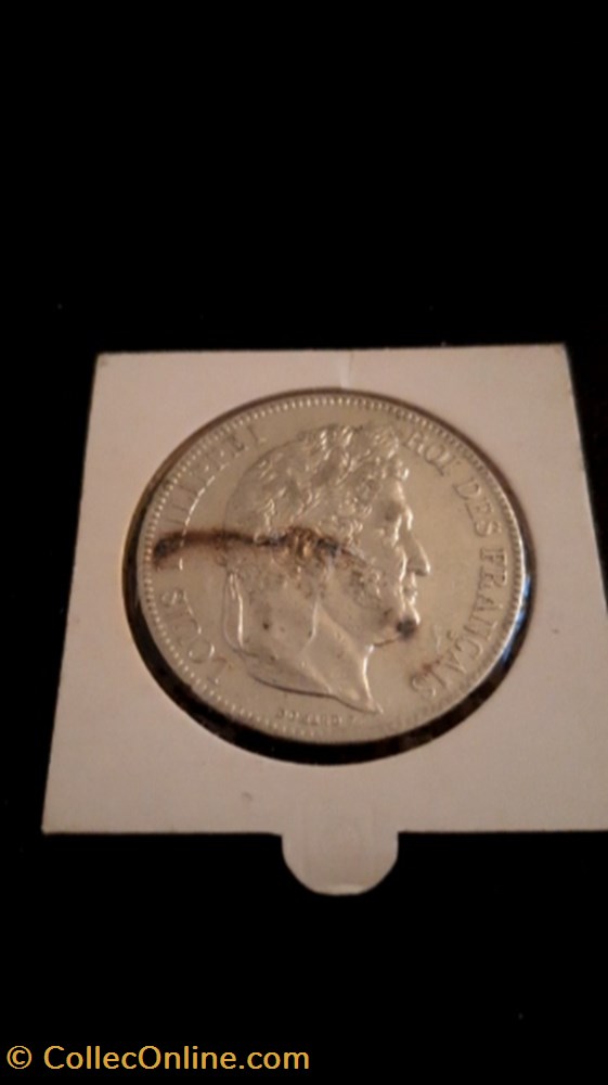 monnaie 5 francs 1841 a iie type domard