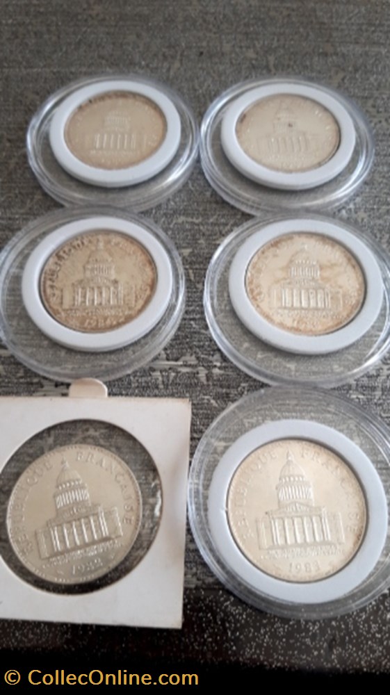 100 francs 1982 Panthéon monnaie 100 francs 1982 pantheon