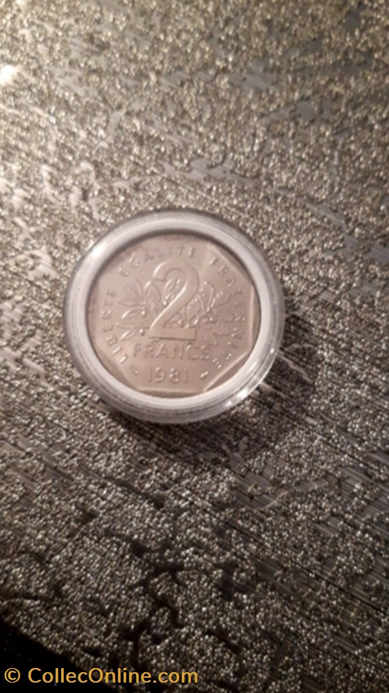 monnaie 2 francs 1981 semeuse