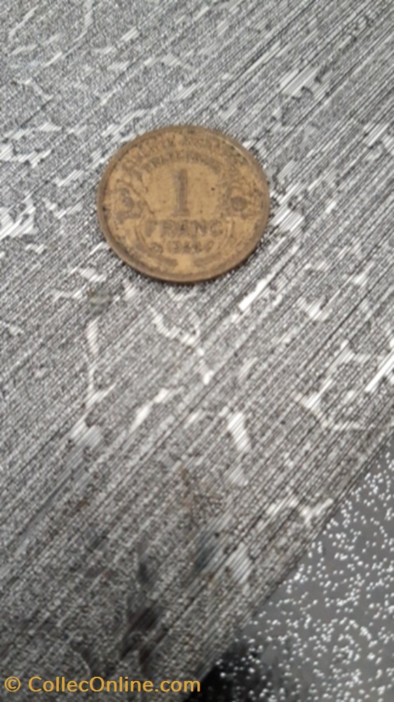 1 franc 1940 bronze-alu Morlon monnaie 1 franc 1940 bronze alu morlon