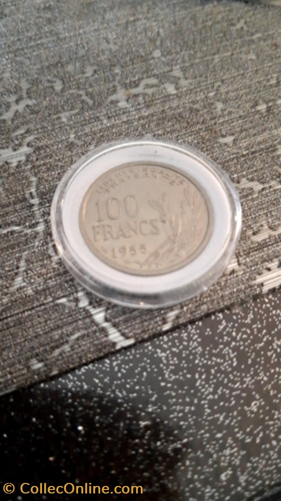 100 francs cochet 1955 monnaie 100 francs cochet 1955