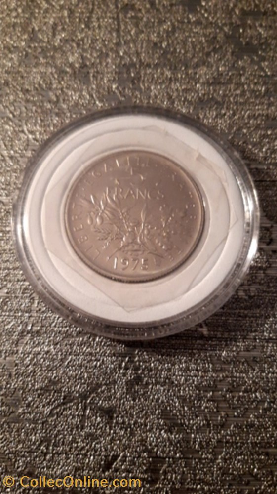 monnaie 5 francs 1975 semeuse fdc