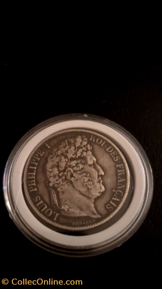 5 francs 1844 W IIIe type Domard monnaie 5 francs 1844 w iiie type domard