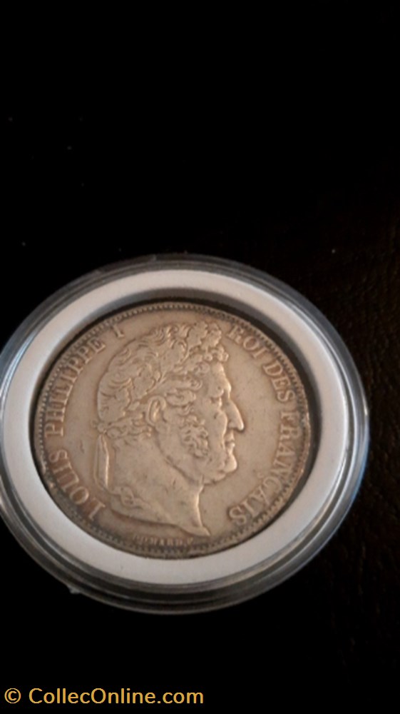 monnaie 5 francs 1845 w iiie type domard
