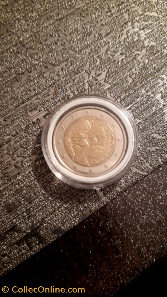 2 euro 2017 Auguste Rodin France monnaie 2 euro 2017 auguste rodin france