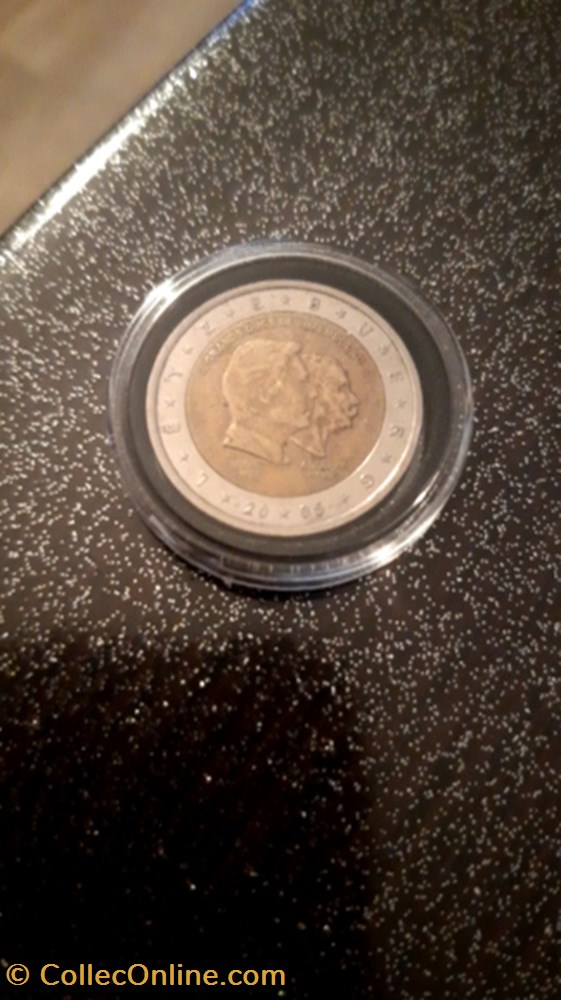2 euros 2005 Luxembourg Grands-Duc Henri et Adolphe monnaie 2 euros 2005 luxembourg grands duc henri et adolphe