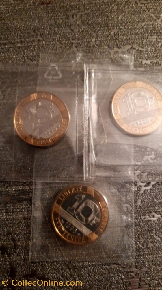 10 francs 1998 Genie de la bastille B.U Abeille monnaie 10 francs 1998 genie de la bastille b u abeille