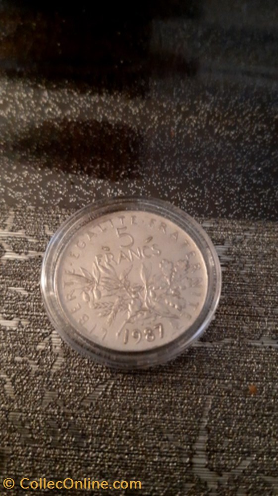 5 francs 1987 semeuse monnaie 5 francs 1987 semeuse
