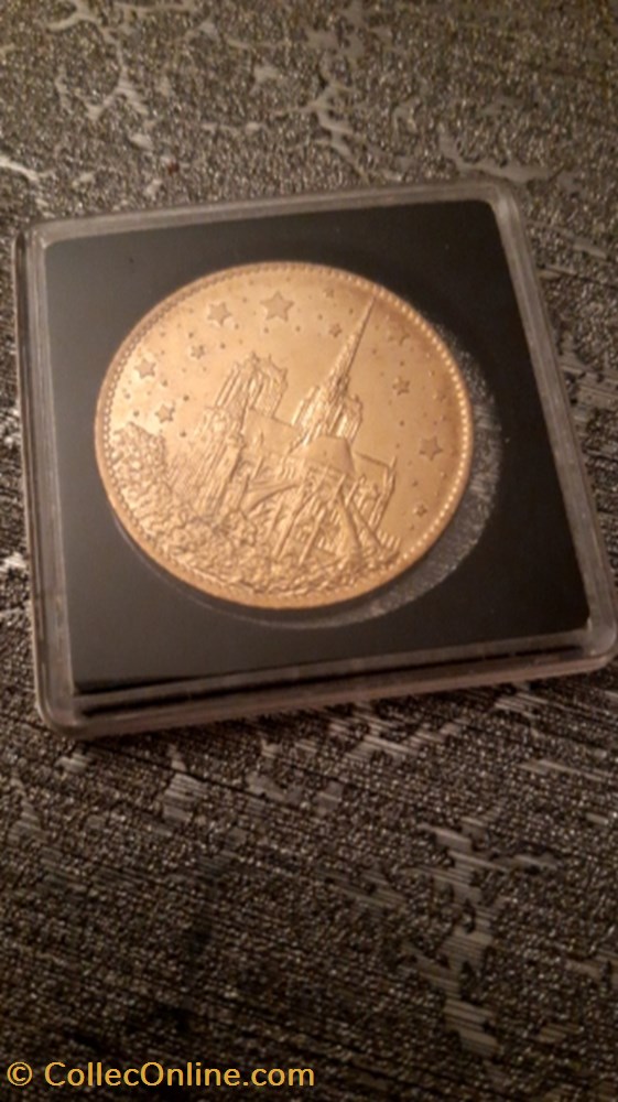 Jeton Notre-dame de paris medaille jeton notre dame de paris