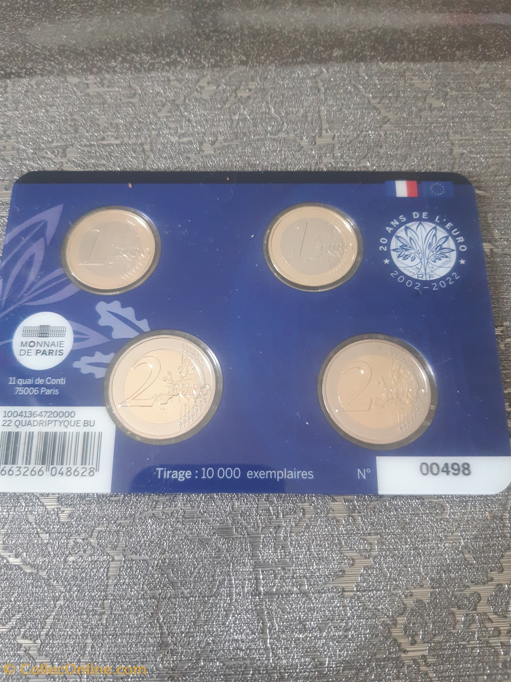 20 ans de l 'euro Anciennes et nouvelles pièces de 1 et 2 euros 2021 et 2022 monnaies 20 ans de l euro anciennes et nouvelles pieces de 1 et 2 euros 2021 et 2022
