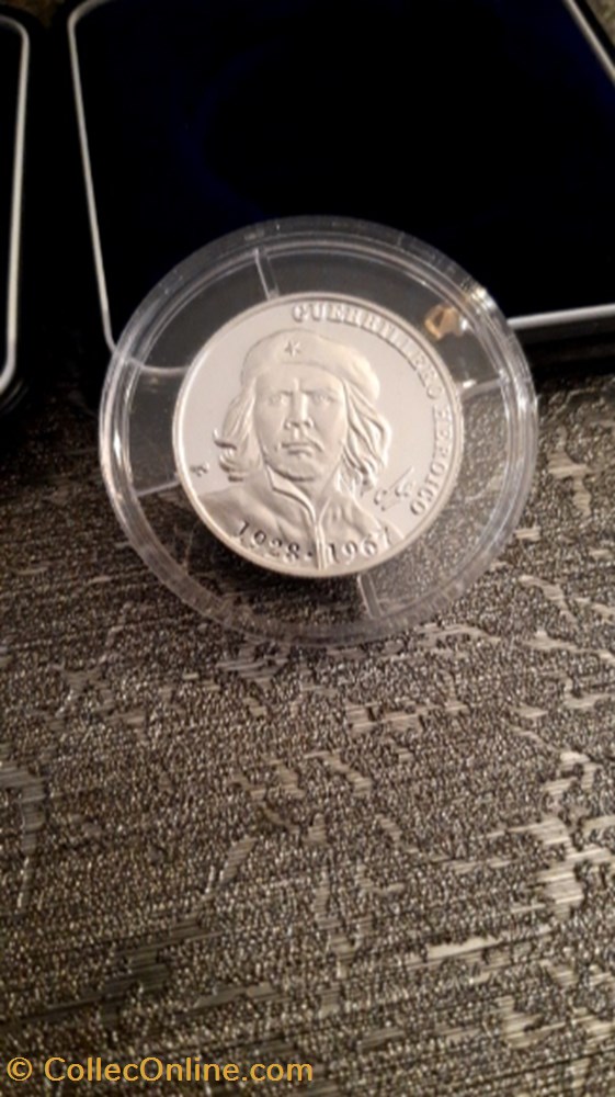 monnaie 5 pesos 40eme anniversaire de la mort de che cuba