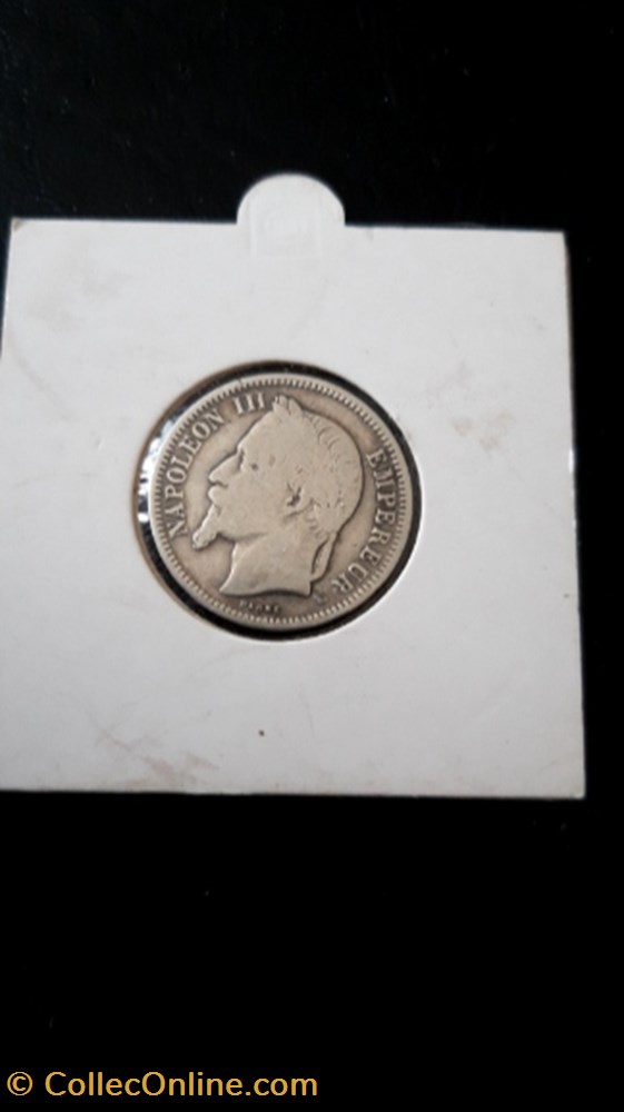 1 francs 1867 BB tête laurée monnaie 1 francs 1867 bb tete lauree