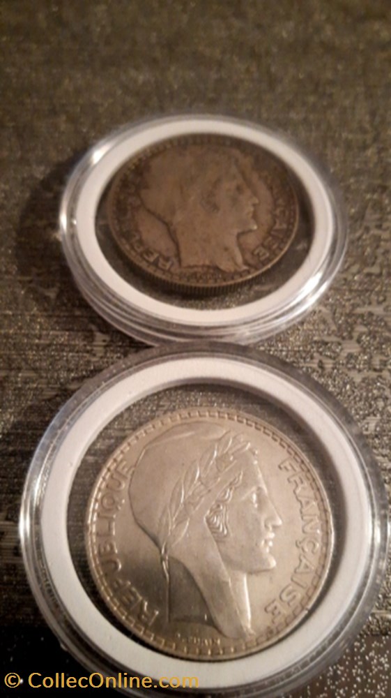 20 francs 1933 Turin Rameaux courts monnaie 20 francs 1933 turin rameaux courts