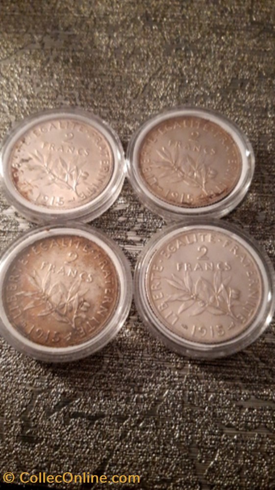 2 francs 1915 semeuse monnaie 2 francs 1915 semeuse