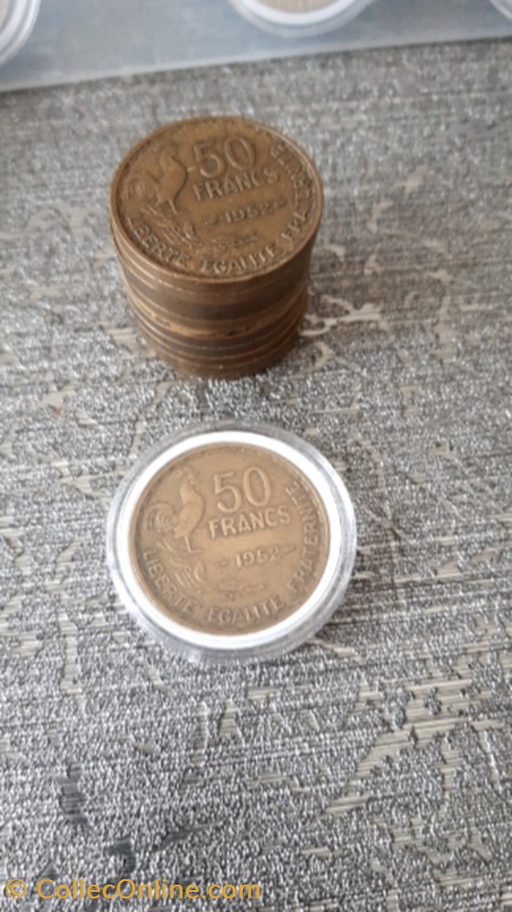 50 francs 1952 guiraud monnaie 50 francs 1952 guiraud