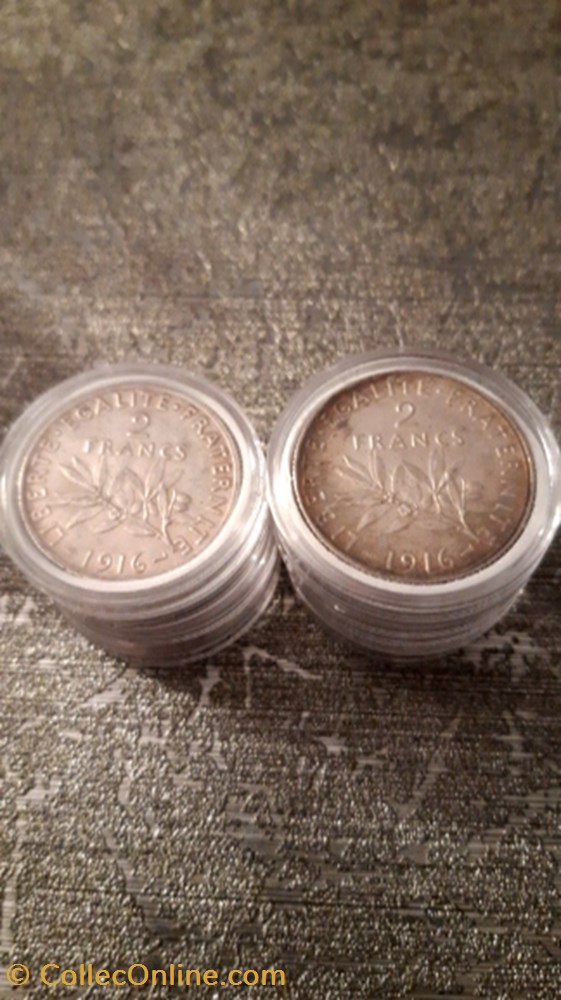 2 francs 1916 semeuse monnaie 2 francs 1916 semeuse