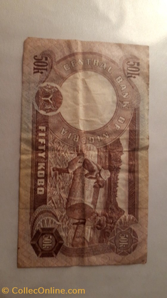 50 kobo Nigeria billet amerique du sud 50 kobo nigeria