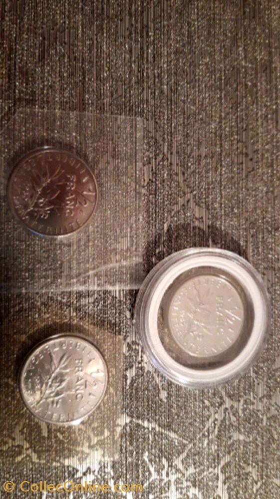 50 centimes semeuse FDC 1980,1985,1986 monnaie 50 centimes semeuse fdc 1980 1985 1986