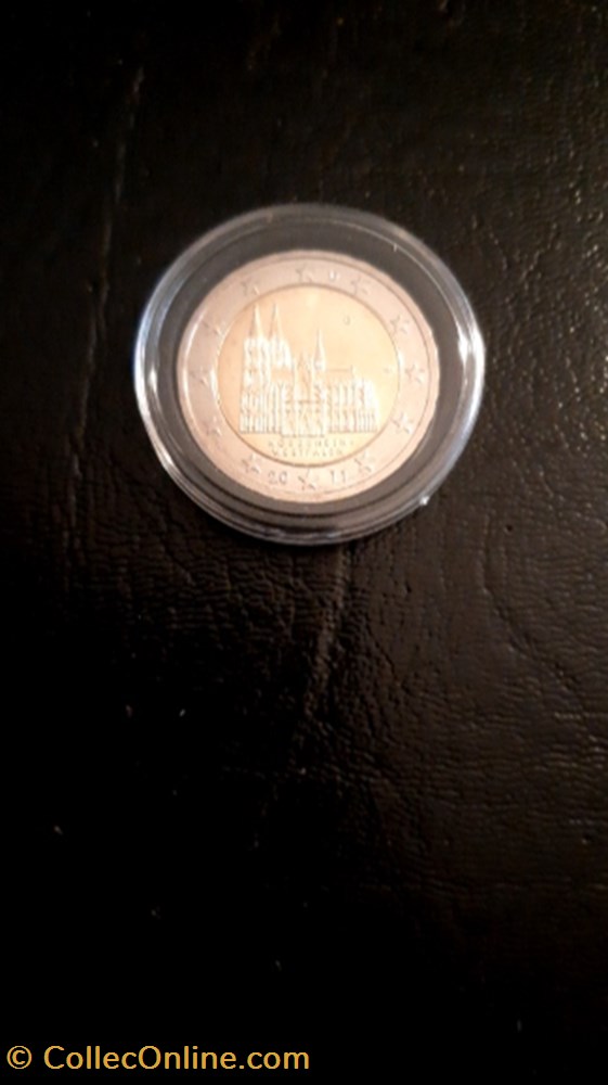 monnaie 2 euros 2011 rhenanie du nord westphalie allemagne