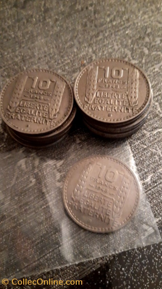 10 francs 1948 B Turin monnaie 10 francs 1948 b turin