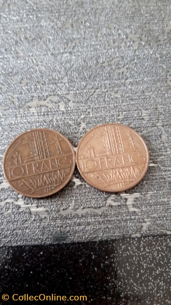 10 francs 1979 mathieu tranche B monnaie 10 francs 1979 mathieu tranche b