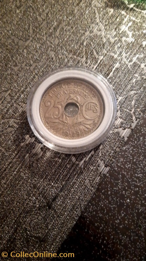 25 centimes 1929 Lindauer monnaie 25 centimes 1929 lindauer