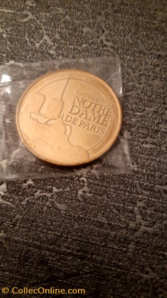 medaille jeton notre dame de paris