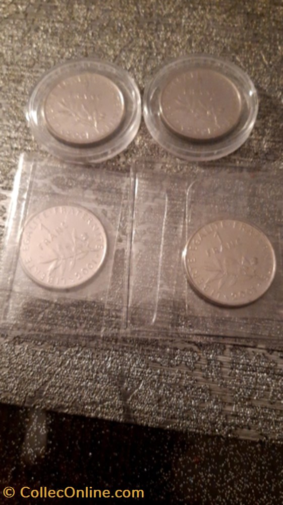 1 franc 2001 la semeuse B.U monnaie 1 franc 2001 la semeuse b u