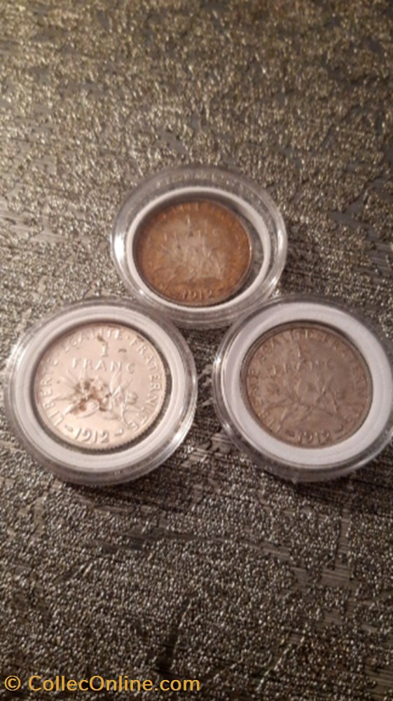 1 franc 1912 la semeuse monnaie 1 franc 1912 la semeuse