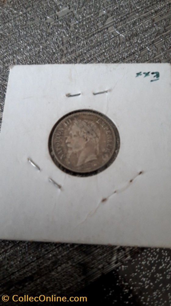 monnaie 50 centimes 1867 bb napoleon iii tete lauree