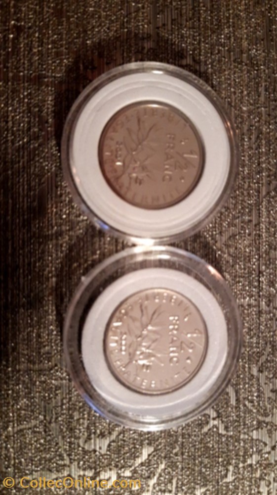 monnaie 50 centimes semeuse fdc 2000 2001