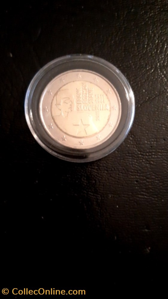 monnaie 2 euros 2011 franc rozman slovenie